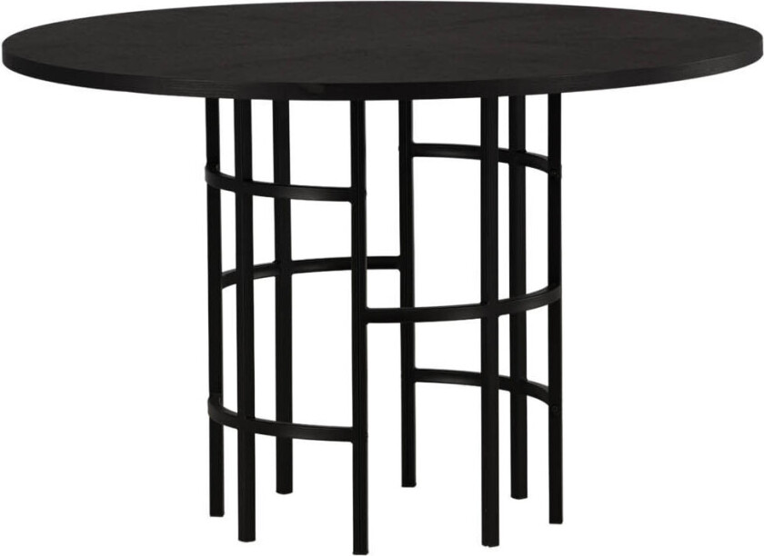 Copenhagen spisebord Ø115cm svart.