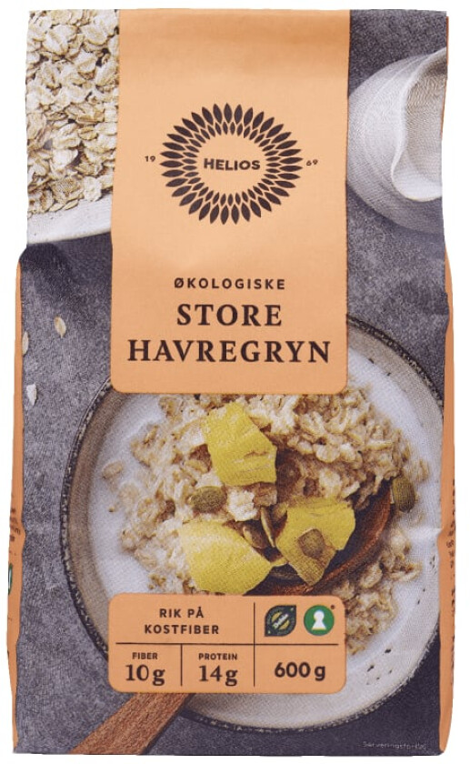 Havregryn Store 600g Økologisk