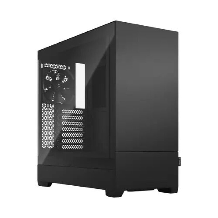 Pop Silent Black Clear Glass Atx Svart