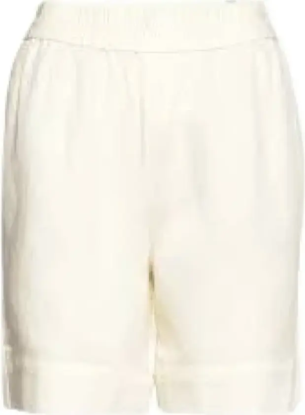 Dame, Shorts, Hvit, 2XL