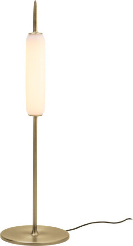 Dunhammer bordlampe, lys messing