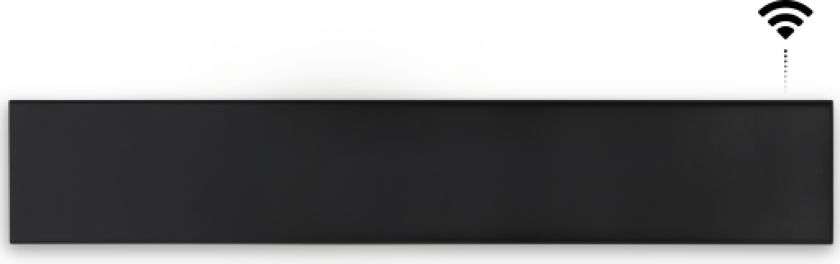Neo H el-radiator med termostat og WiFi 250W/230V, svart, 3 m²