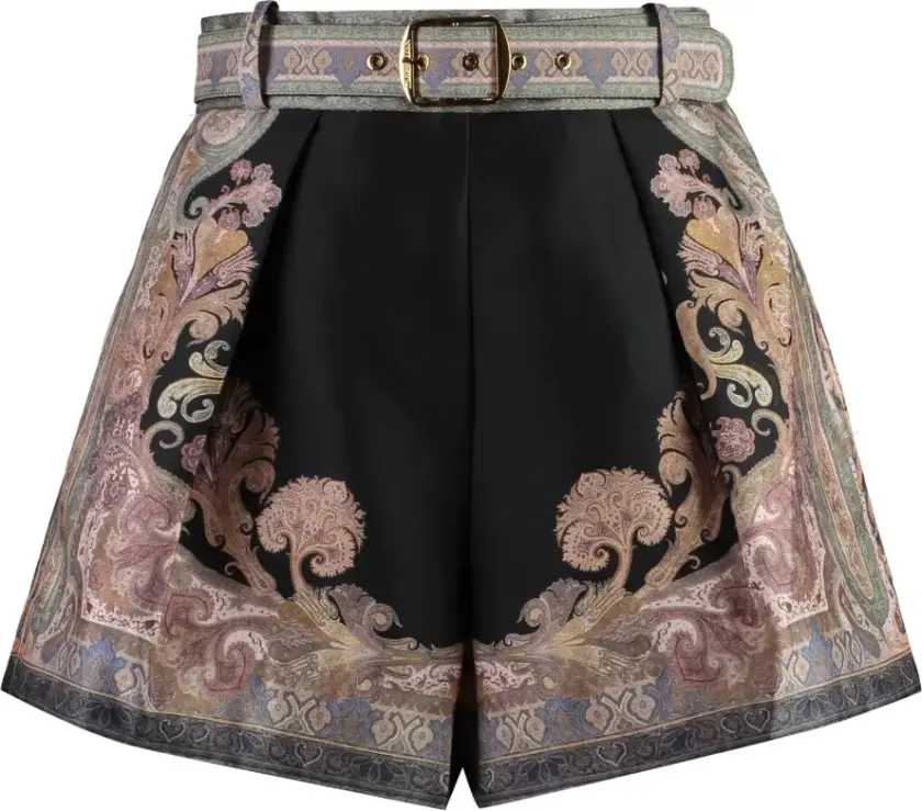 Dame, Shorts, Flerfarget, S