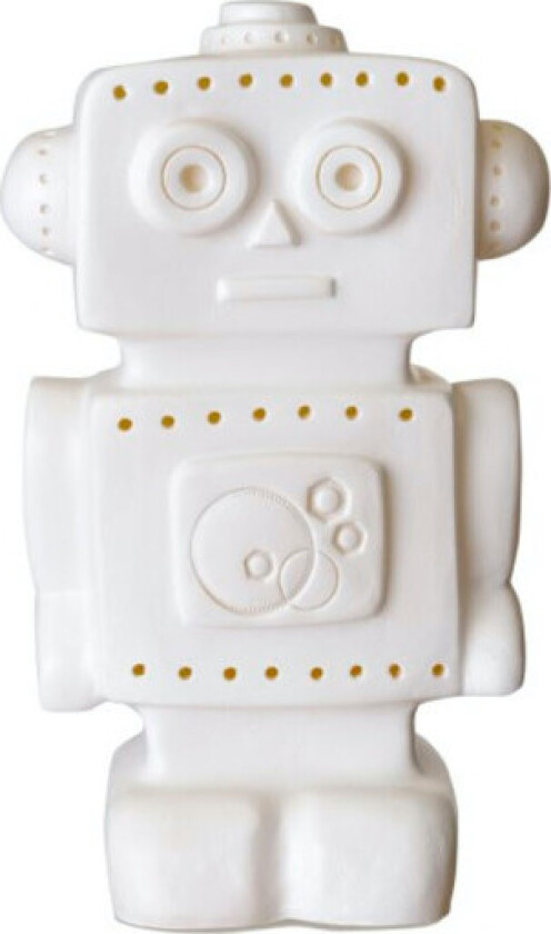 Robot barnelampe, hvit