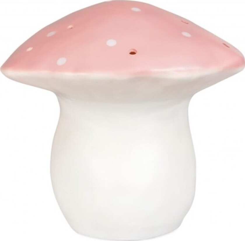 Svamp barnelampe, lys rød, Ø29x30 cm