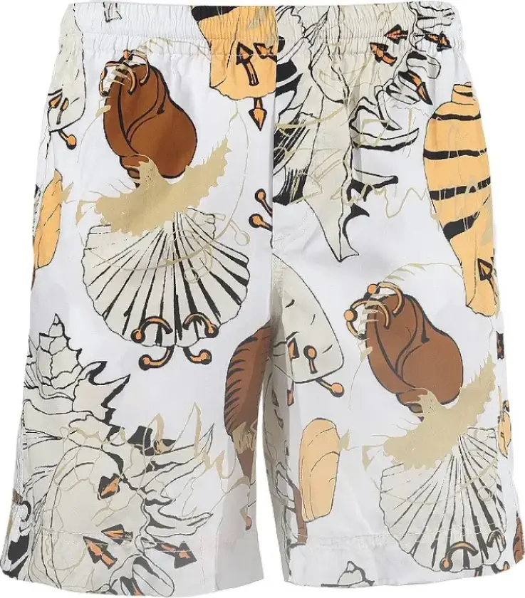 Msgm, Herre, Shorts, Hvit, L