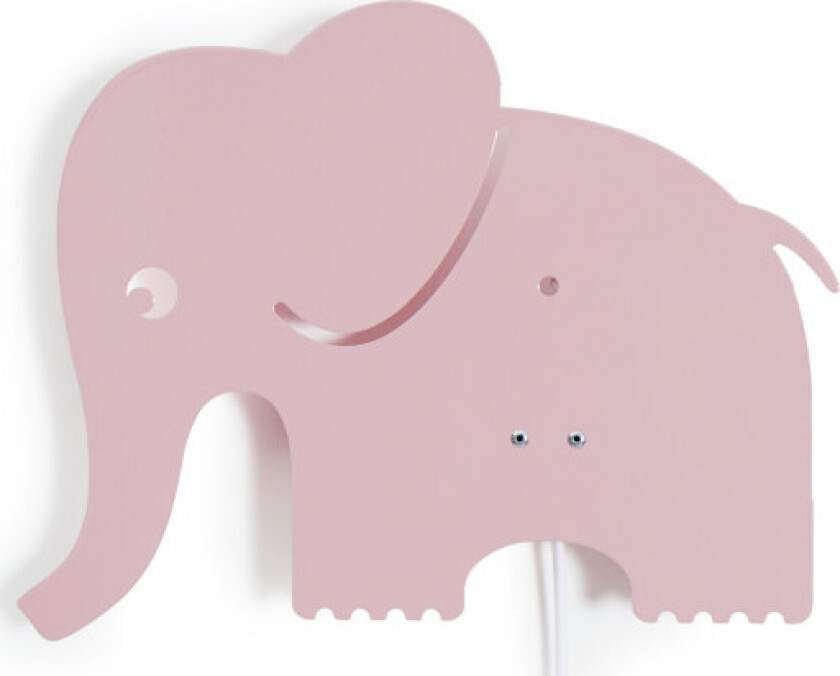 Elefant vegglampe