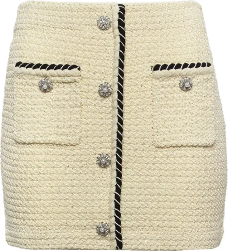Dame, Skjørt, Beige, M