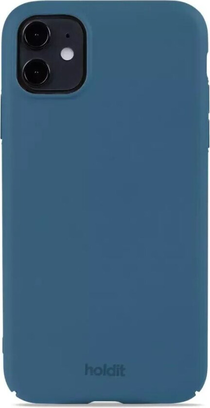 Holdit iPhone 11 Slim Plast Deksel - Denim Blue
