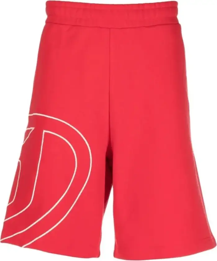 Herre, Shorts, Rød, S