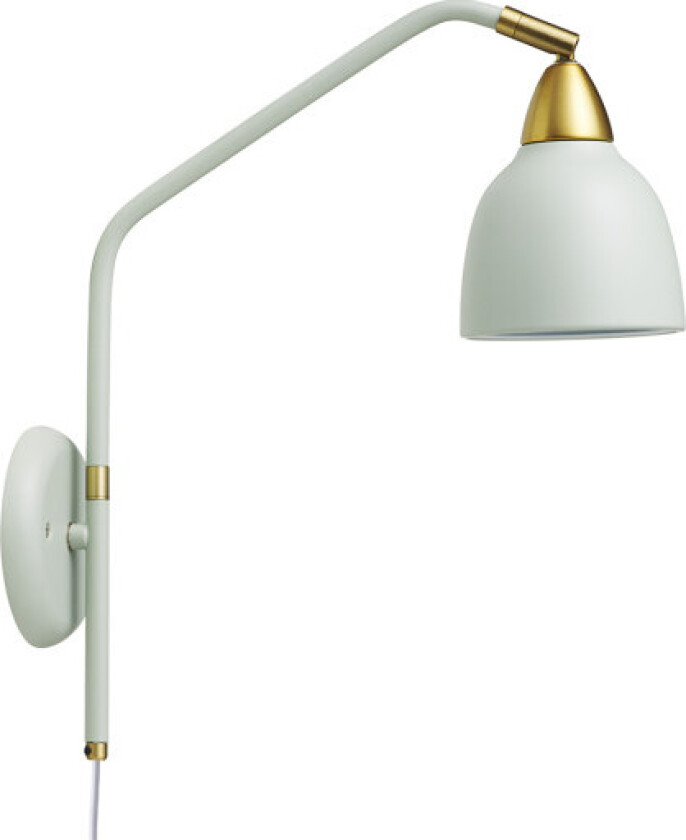Urban vegglampe, høy, lys grønn