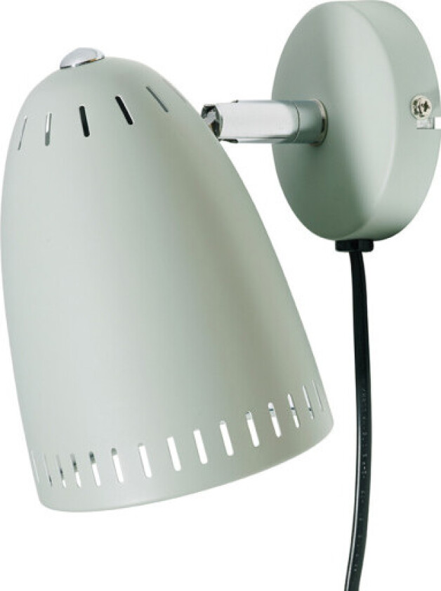 Dynamo vegglampe, kort, lys grønn