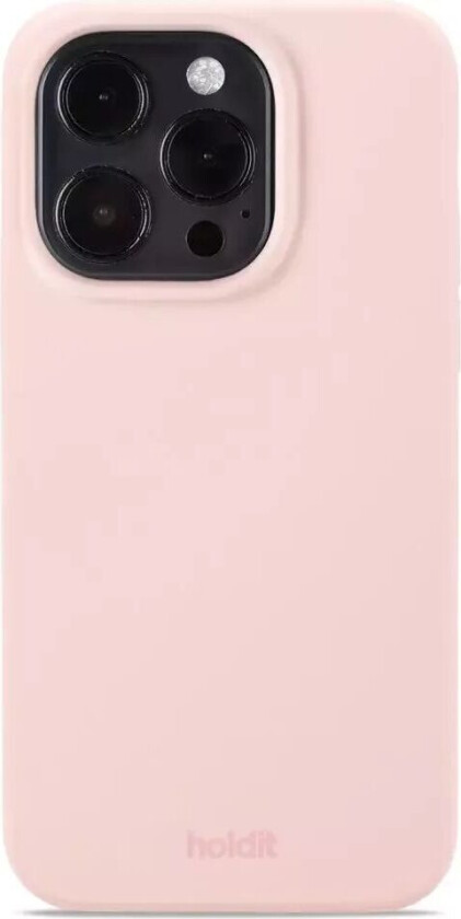 Holdit iPhone 14 Pro Soft Touch Silikon Deksel - Blush Sand