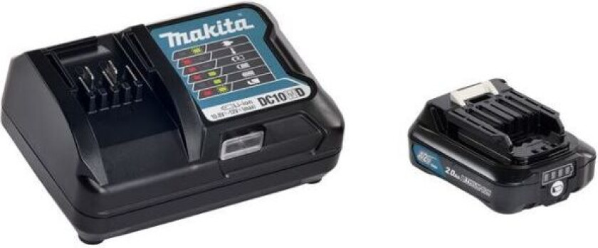 191B50-9 Ladepakke 2,0 Ah Li-ion batteri og lader