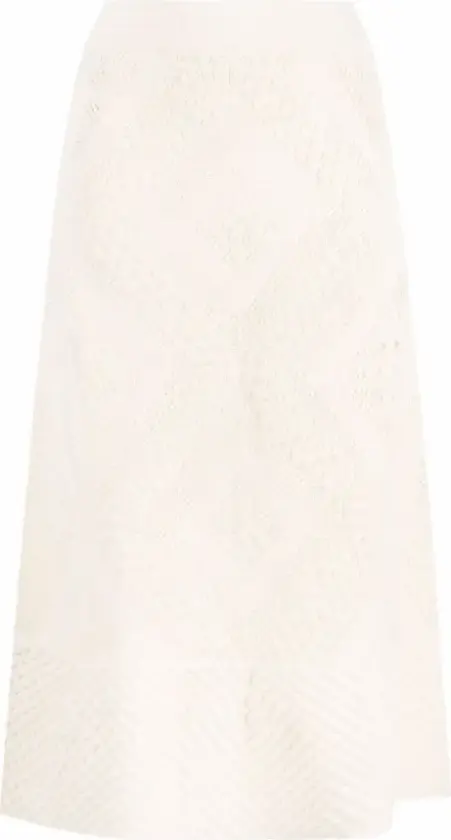 Dame, Skjørt, Beige, S