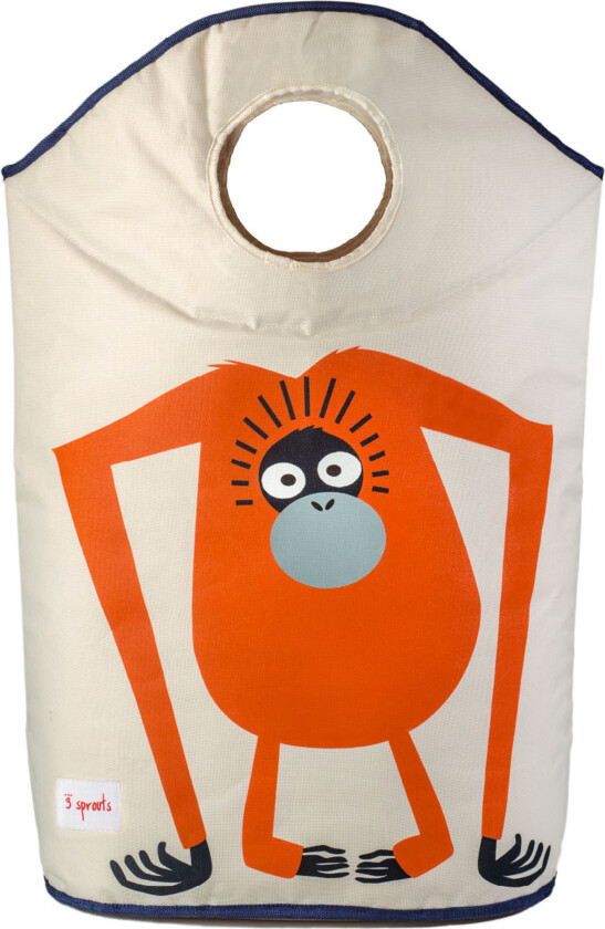 3 Sprouts laundry hamper - orangutang