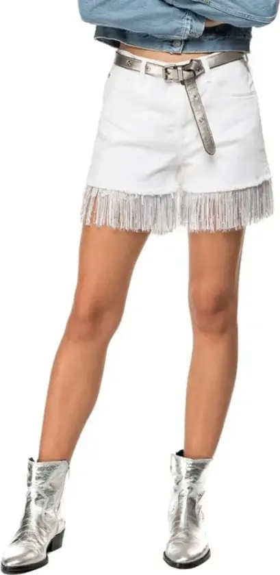 Dame, Shorts, Hvit, W25