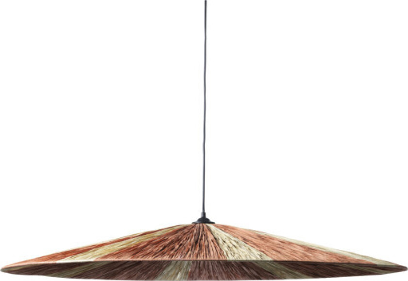 Parasol pendellampe, rødbrun