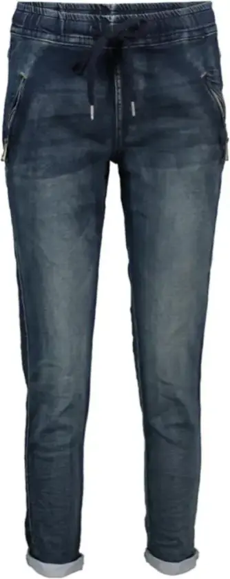 Jeans Marina Zip Geany, S, Bukse Blå S