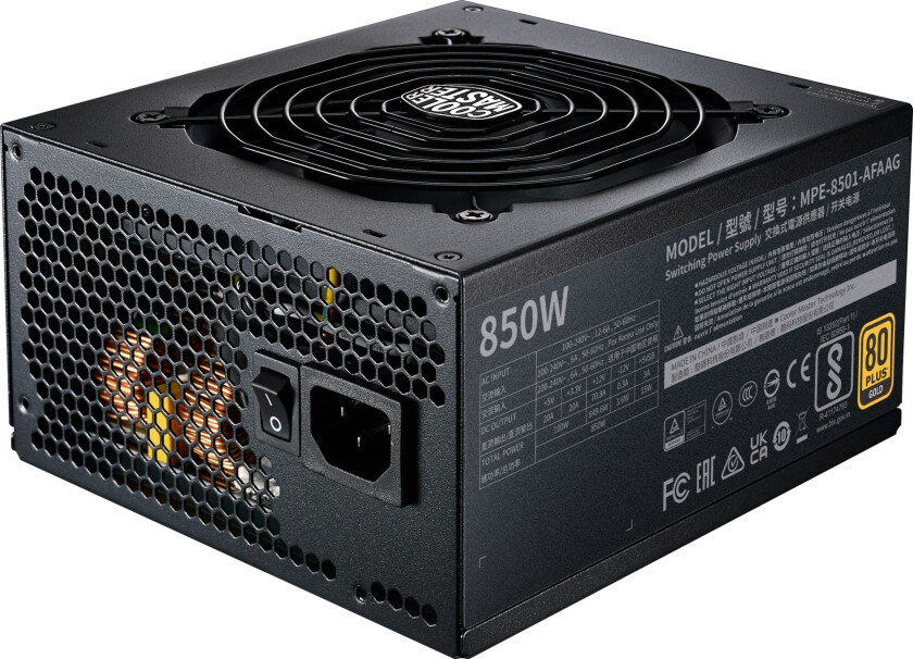 Cooler Master MWE Gold V2 ATX 3.1 850W strømforsyning