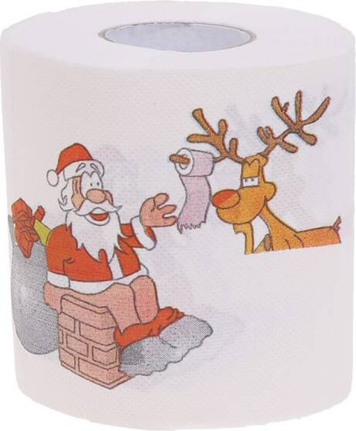 3 stk Julbords-servietter Hemtomtebadkar Toalettpapir P Hvit ONESIZE White ONESIZE