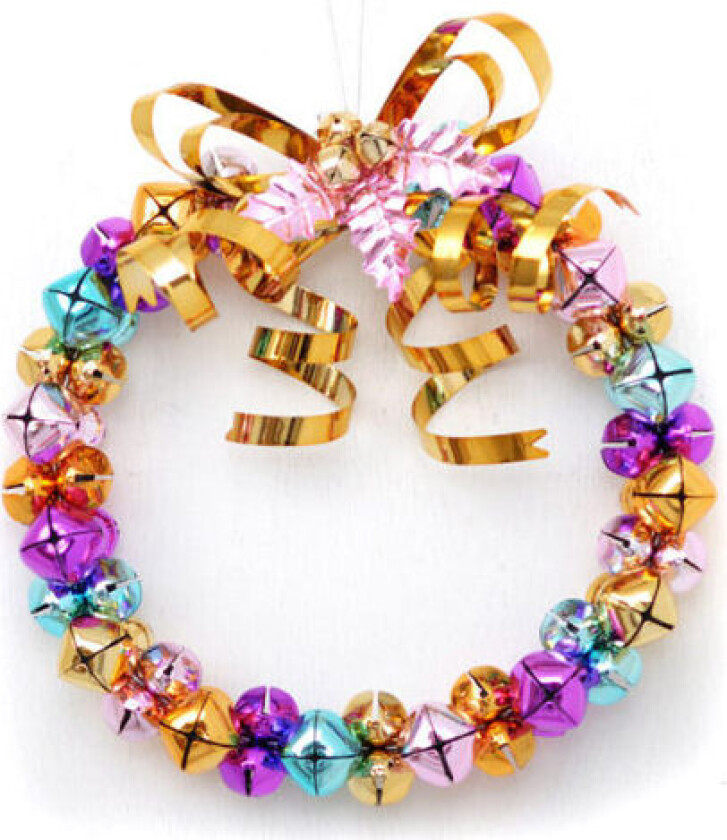 Kreativ Julekrans Smykket Jern Juleklokke