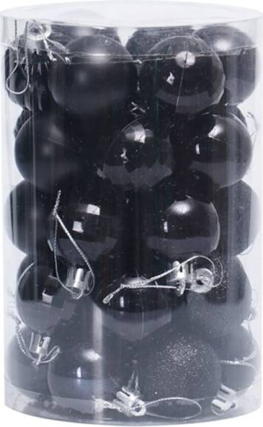 Julekuler Ornamenter, 34 stk Julekule Sett 4cm/1.57in