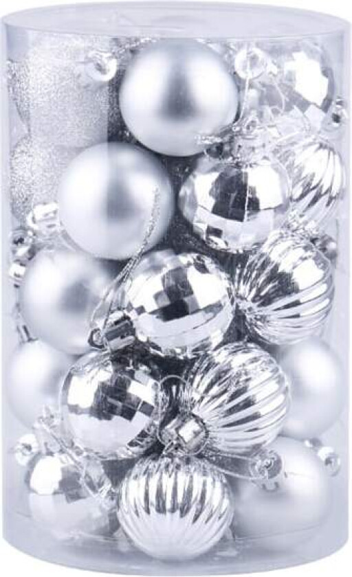 34 stk Julekuler Ornamenter Julekule Sett 4cm/1.57in