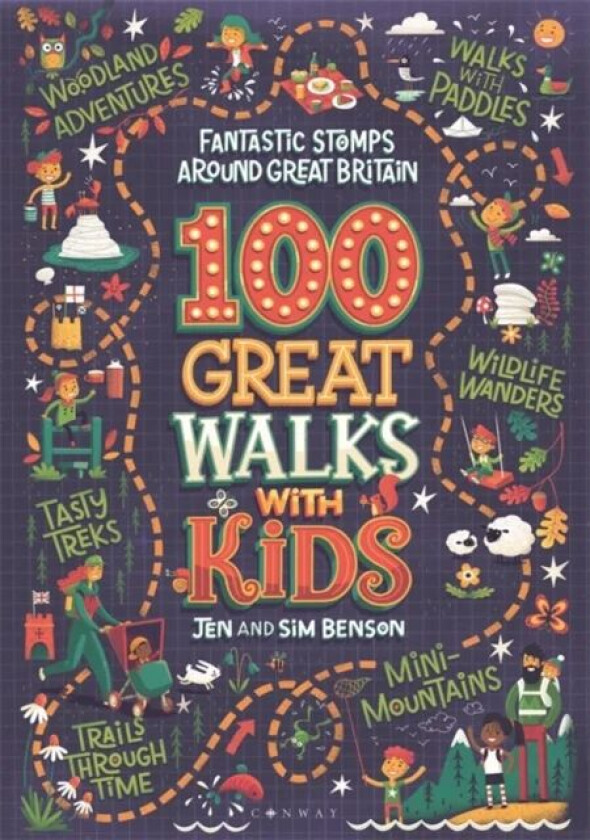 100 Great Walks with Kids av Jen Benson, Sim Benson