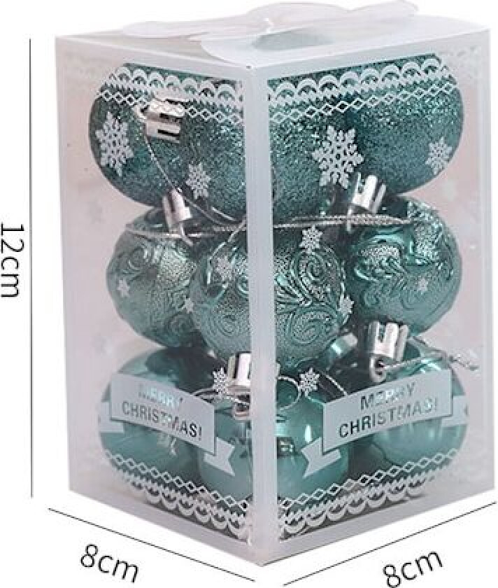 Julepynt hengende ring julekule Olive Green