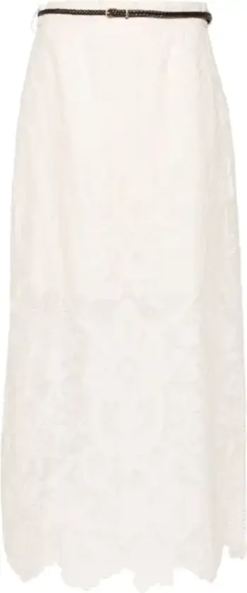 Dame, Skjørt, Beige, S