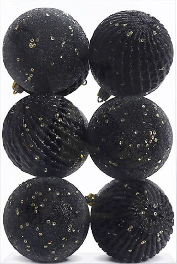3,15\" Julekuler Ornamenter 12 stk Glitter Sekvens Skumkule"