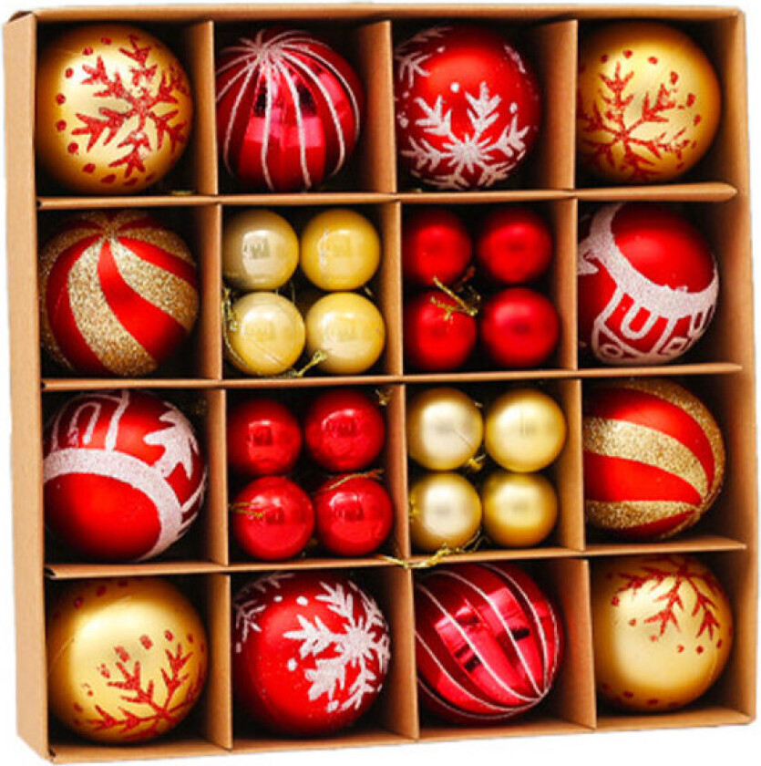 Julekuler Ornamenter til Juledekorasjoner - Juletre