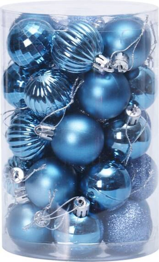 34 stk Julekuler Ornamenter Julekule Sett 4cm/1.57in