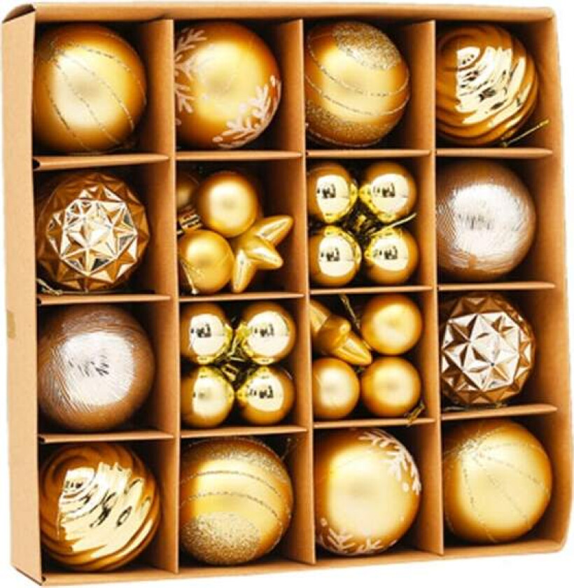 Julekuler Ornamenter til Juledekorasjoner - Juletre