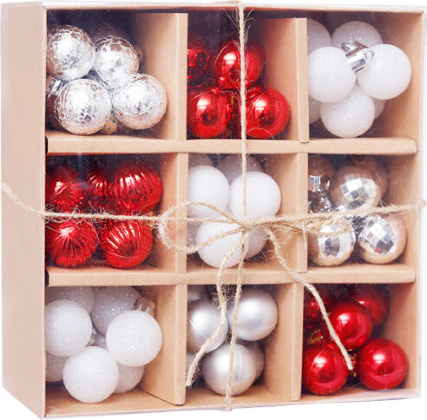 99 stk Julekuler 3cm Juletrærpynt Mini