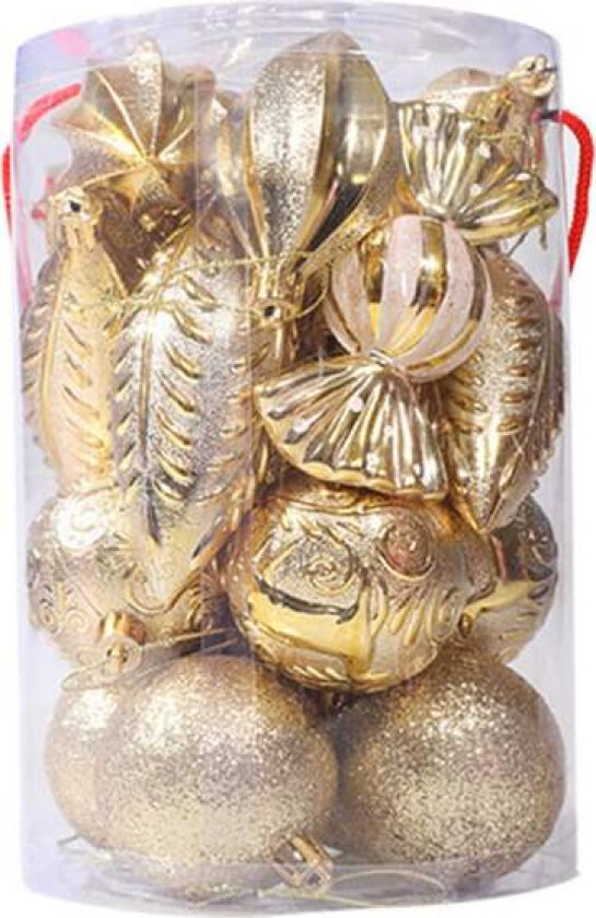 Julepynt Kule - Glitrende Pynt til Julekule