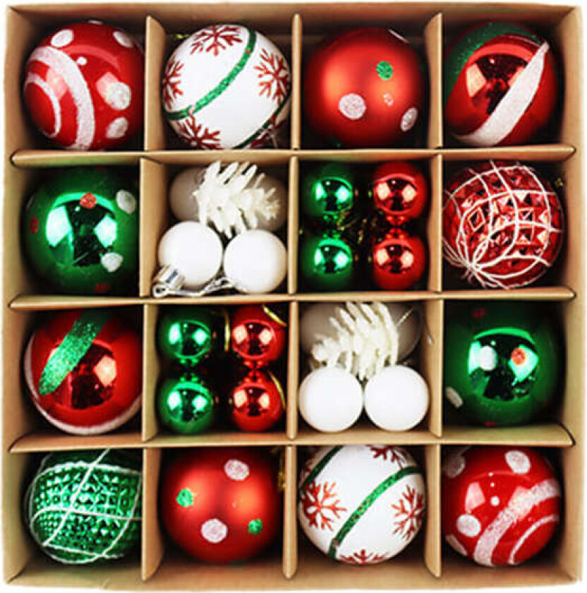 Julekuler Ornamenter til Juletreet, Juletre