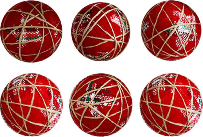 Julekulesett, for juletreet, hjemmedekorasjon for