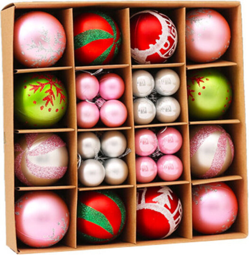 Julekuler Ornamenter til Juledekorasjoner - Juletre