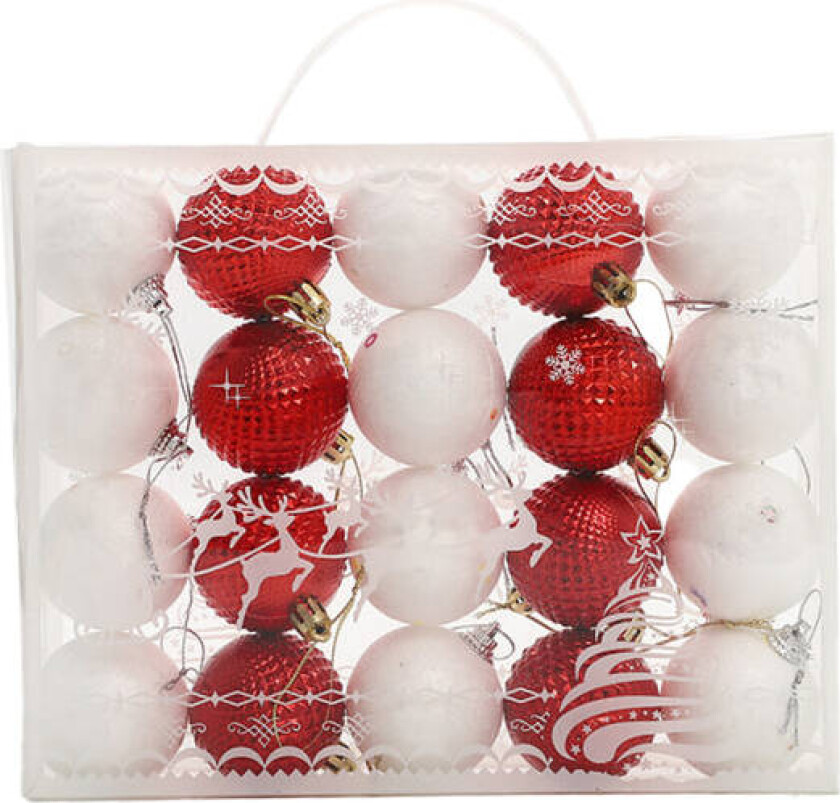 Julekuler Ornamenter Dekorative Hengende Julepynt