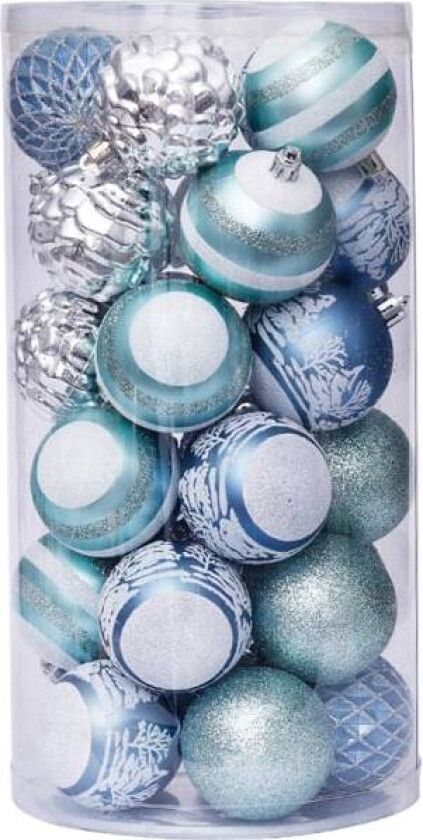 30 stk Julekuler Ornamenter, Knusefrie Julekuler