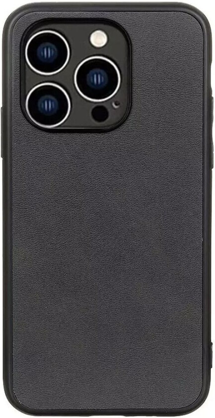 iPhone 15 Pro Max Skinndekket Plastdeksel - Svart