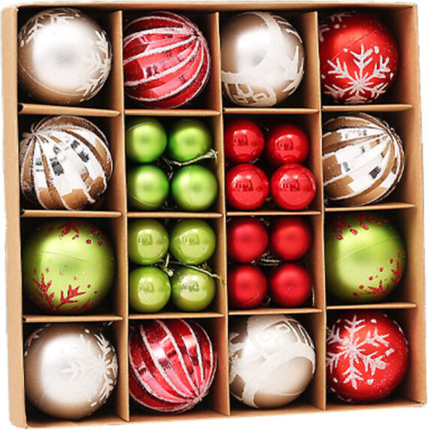 Julekuler Ornamenter til Juledekorasjoner - Juletre