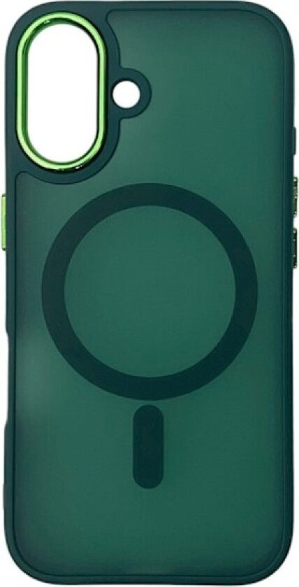 Magnetic Collection MagSafe iPhone 16 Case - Dark Green Green