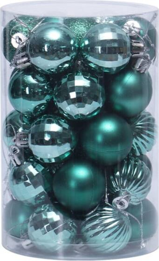 34 stk Julekuler Ornamenter Julekule Sett 4cm/1.57in