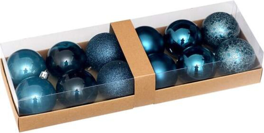 12 stk Julekulepynt, 6 cm Dekorative Julekuler