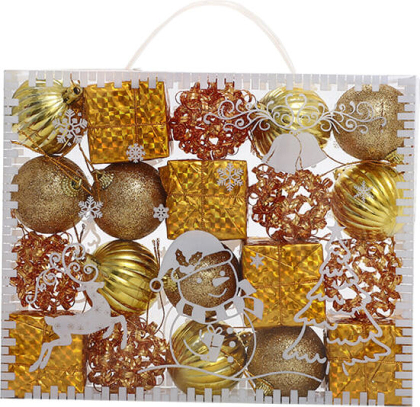 Julekuler Ornamenter Dekorative Hengende Julepynt