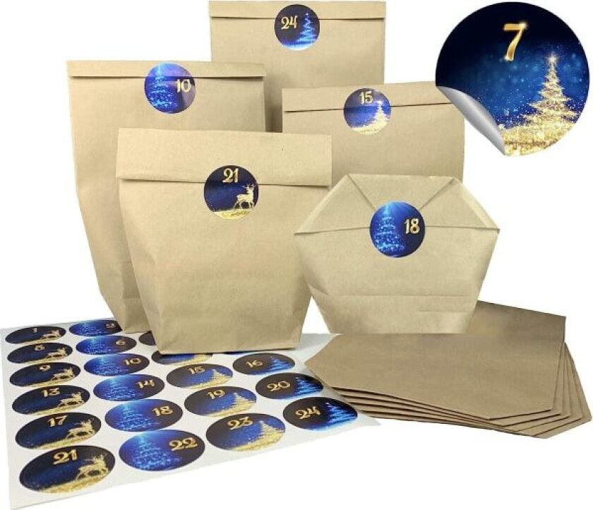 Julekalenderposer til å lage selv - Adventskalender