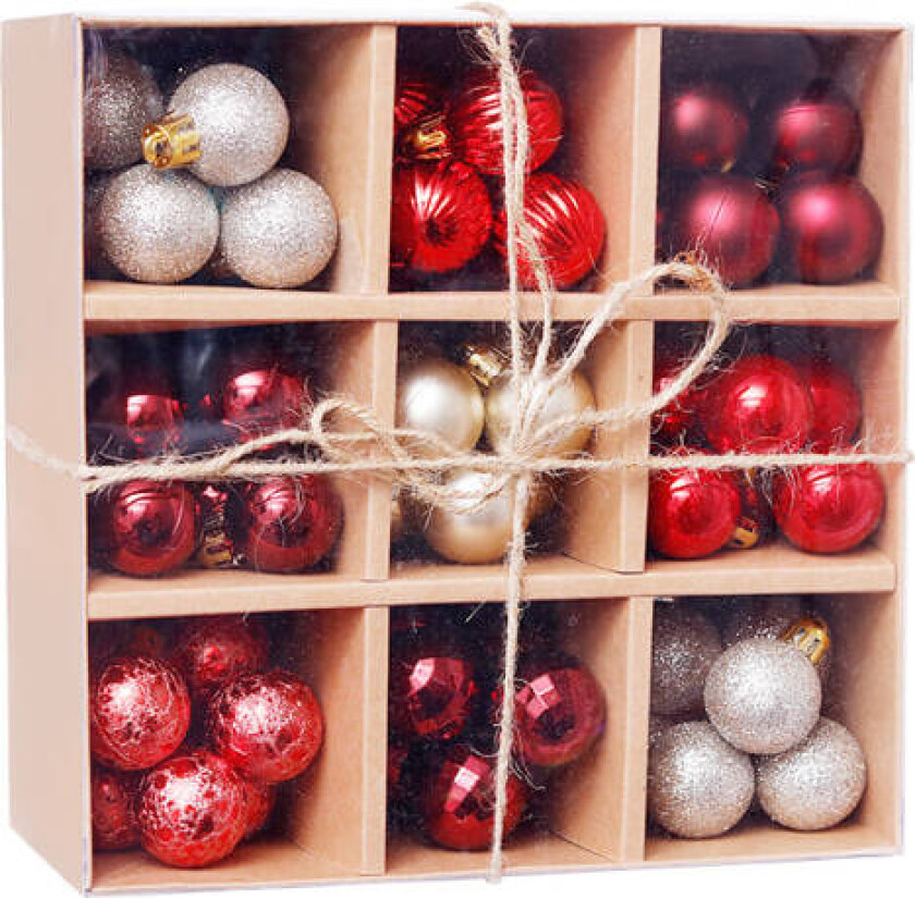 99 stk Julekuler 3cm Juletrærpynt Mini